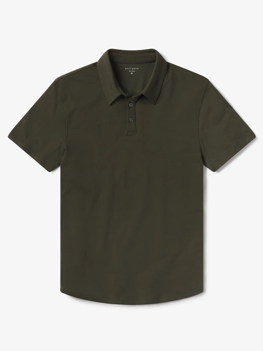 Luxe Performance Polo Forest Green polo tees