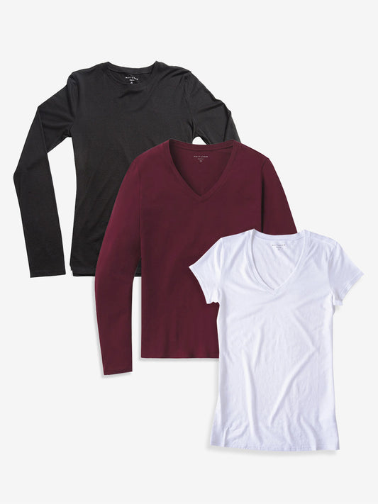 Set 10: 2 Long Sleeved Marcy Tees + 1 Short Sleeved Marcy Tee  exclude_rebuy 