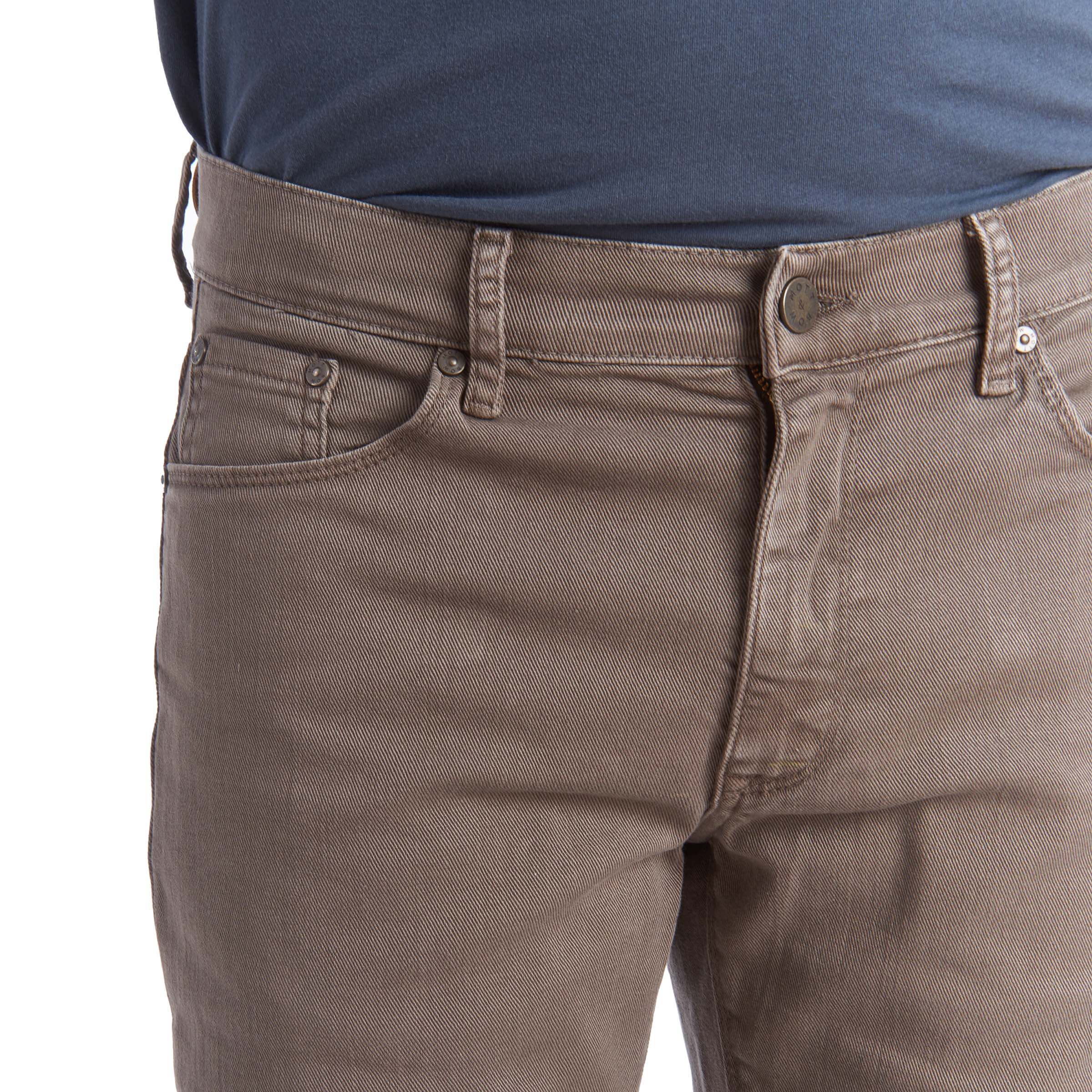 Men wearing Saddle Slim Mercer Jeans