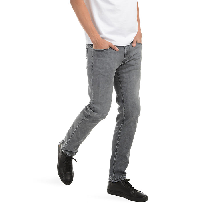 Men wearing Gris Clair Slim Stone Jeans