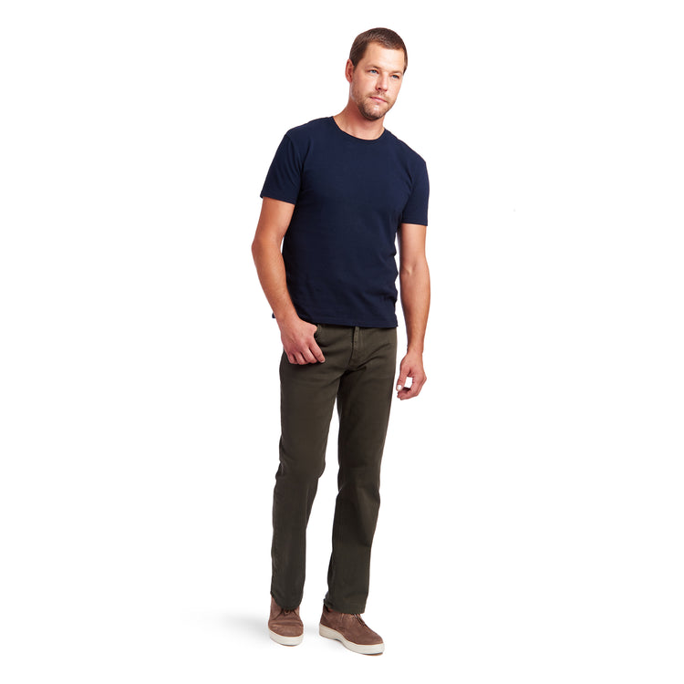 Men wearing Vert Militaire Straight Mercer Jeans
